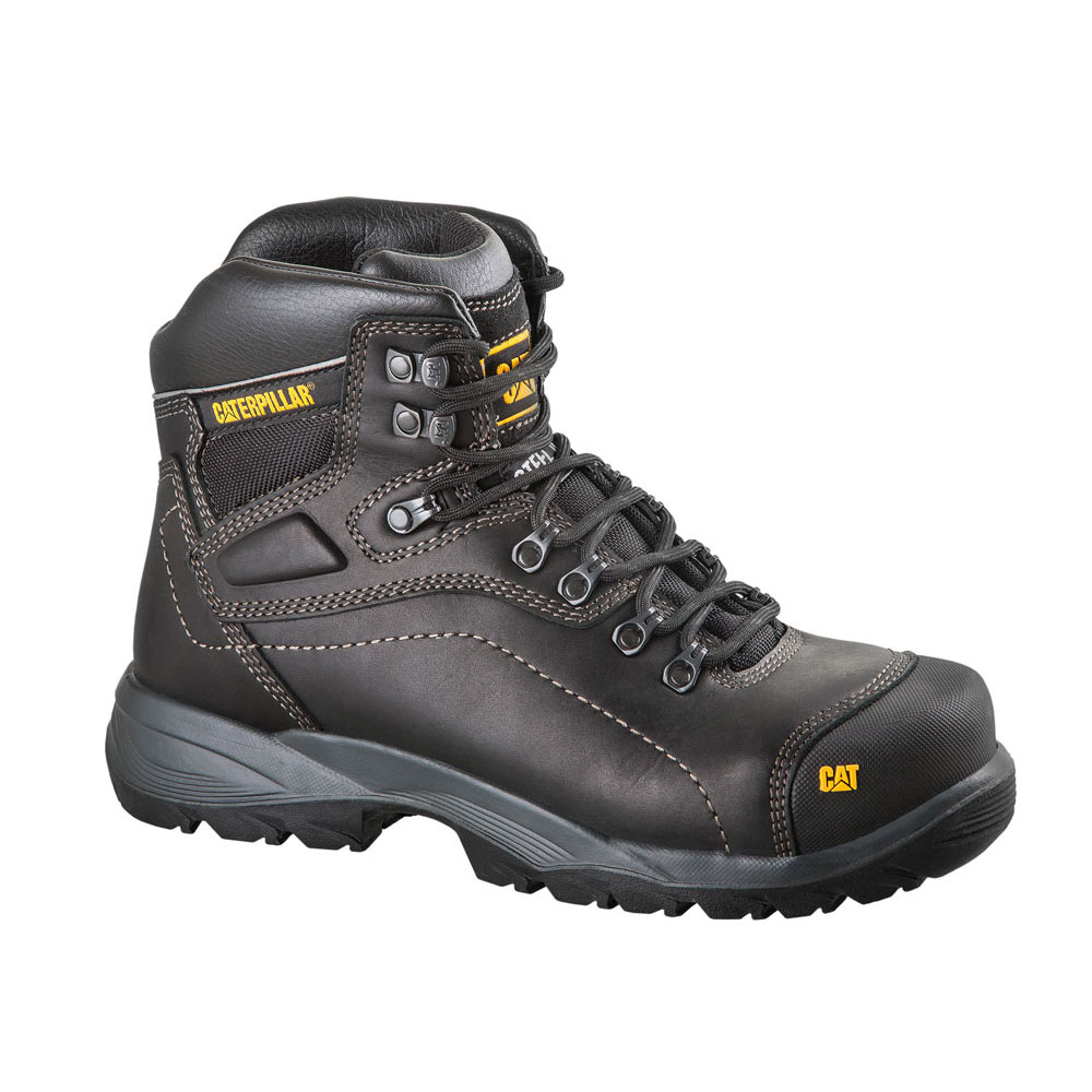 Caterpillar Men's Diagnostic Hi St Safety Boots Black CAT-24370